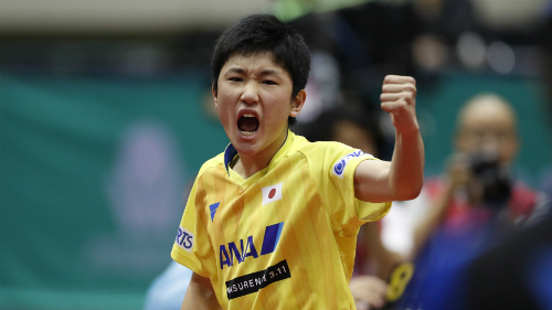 55 运动其他科目2018 年 6 月 10 日星期日 18:52（GMT+7） 14岁神童继续震撼，日本乒乓球公开赛夺冠
